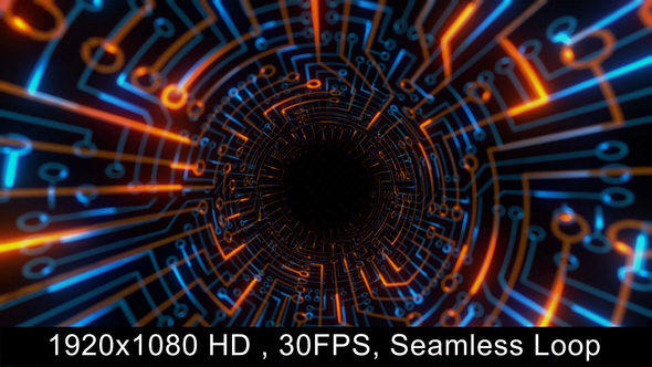 Circuit Tunnel Fly Through