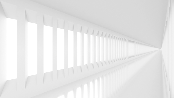 Empty White Corridor alt