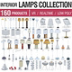 Interior Light Collection - 160 Products - 3DOcean Item for Sale