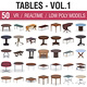 Table Collection Vol 1 - 3DOcean Item for Sale