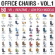 Office Chairs Collection Vol 1 - 3DOcean Item for Sale