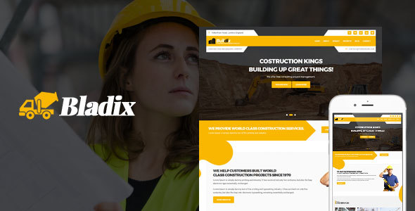 Bladix - Construction and Building HTML Template