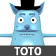 Toto Character Cartoon - 3DOcean Item for Sale
