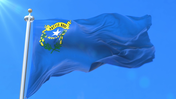Flag of American State of Nevada alt