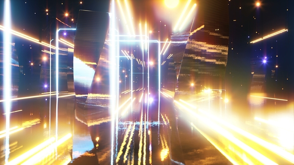 Neon Tech City Flight alt