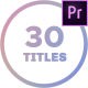 The Process / Titles Pack for Premiere Pro - VideoHive Item for Sale