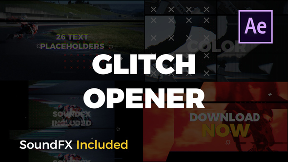 Glitch Opener | After Effects