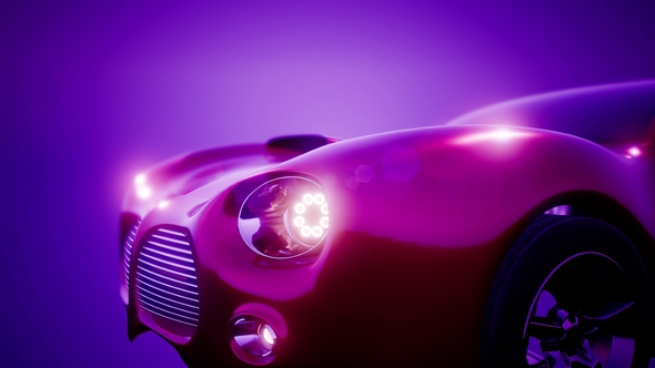 Car Chassis with Engine alt