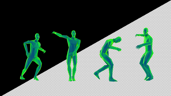 Low Poly Party Dancer 2 alt