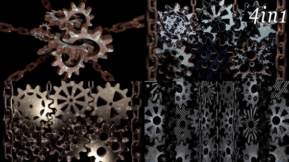 Mashine Cogwheel - Vj Loop Pack (4in1) alt