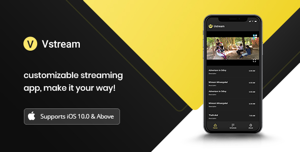 Vstream - Ios Video Streaming Application