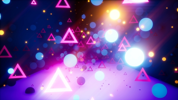 Retro Neon Glow Background alt