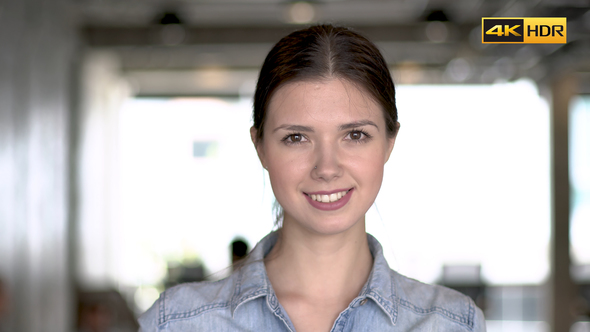 Woman Smiling