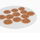 Chocolate Cookies Platter - 3DOcean Item for Sale