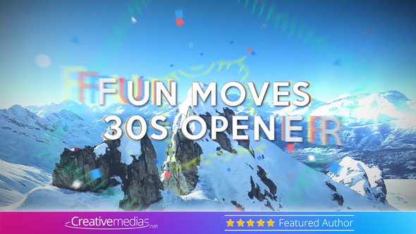Fun Moves 30s Opener - After Effects Template