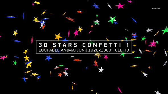 3D Stars Confetti 1 alt