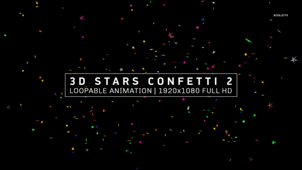 3D Stars Confetti 2 alt