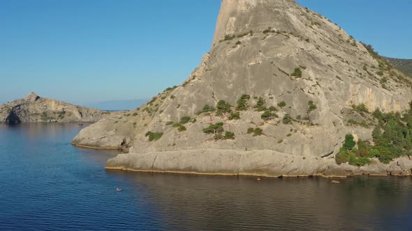 Moutains and Rocks Black Sea New Light Crimea