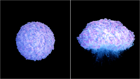 Abstract Slow Motion Smoke Explosion alt