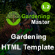 Gardening Master - Gardening and Landscaping HTML5 Responsive Template - ThemeForest Item for Sale