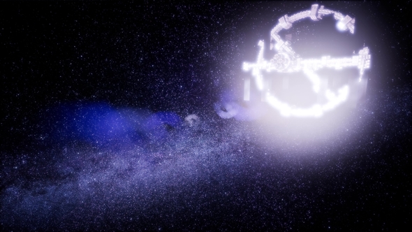 Spaceship Travelling Through the Universe alt