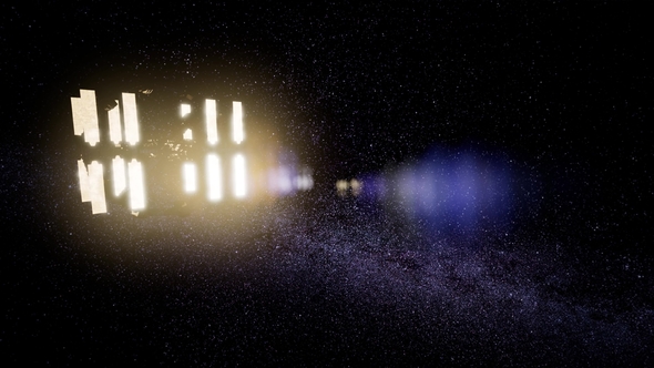 Spaceship Travelling Through the Universe alt