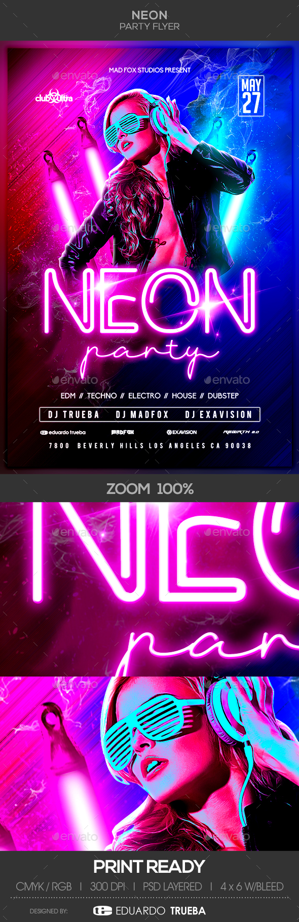 Neon Light Graphics Designs Templates From Graphicriver