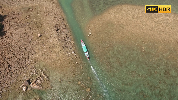 Boat At Tropical Beach