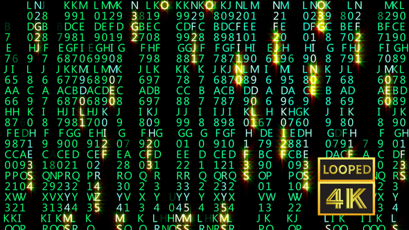 Matrix Code Based on Numbers and Letters