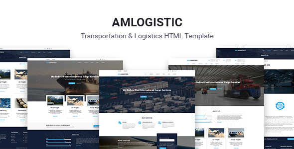 Amlogistic | Transportation & Logistics HTML Template