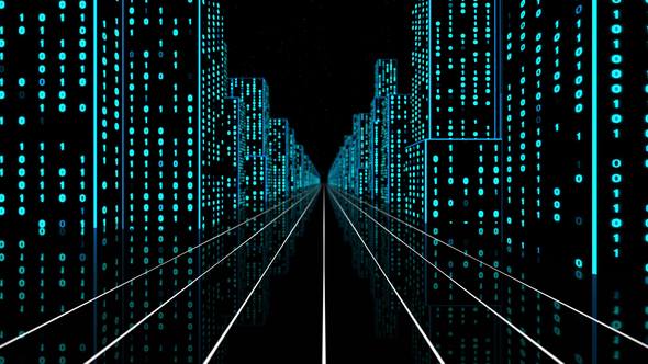 Digital City Background Loop alt