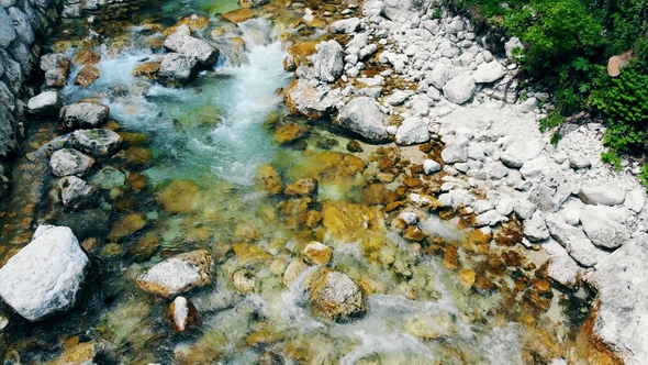 Water Flows Across the Stone