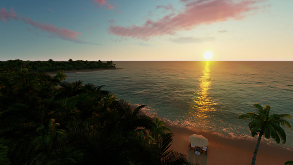 Drone View At The Beach