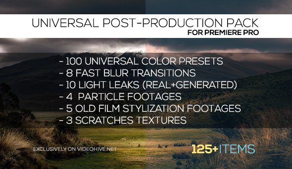 Universal Post-Production Pack