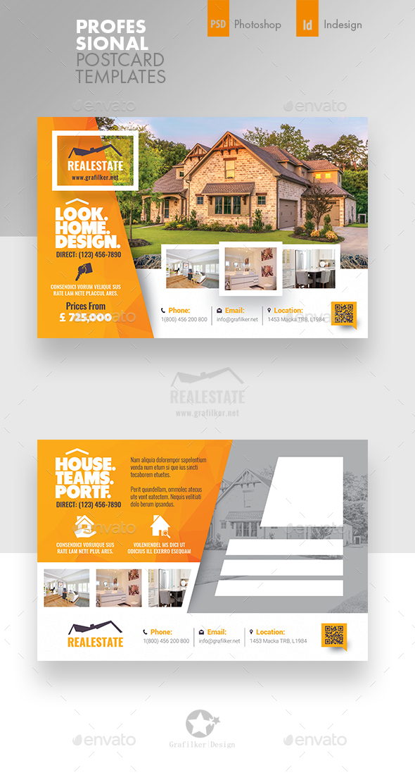 Real Estate Postcard Templates