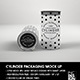 Clear or Opaque Cylinder Packaging Mockup - GraphicRiver Item for Sale