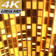Gold 3D Stage Dance 4K - VideoHive Item for Sale