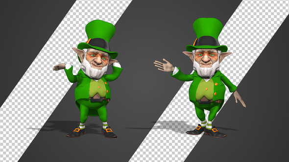 Dancing Leprechaun - Hip Hop Style (2-Pack) alt