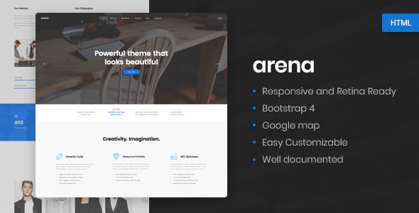 Arena - Business & Agency HTML5 Template