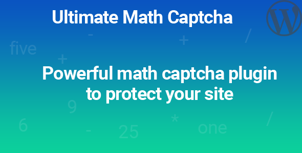 ultimat math captcha banner
