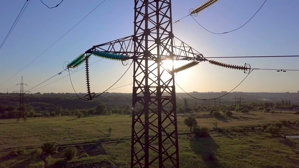 High-voltage Power Pylon