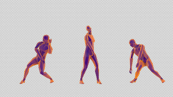 Low Poly Party Dancer 3 alt