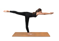 Yoga exercise, young woman pose on yoga mat - PhotoDune Item for Sale