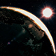 Amazing View From Outer Space of Sunrise Over Planet Earth - VideoHive Item for Sale