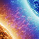 Blue Fire Star vs Red Star in Space - VideoHive Item for Sale