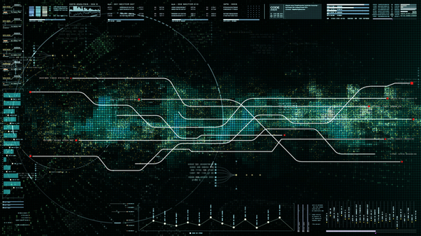 Futuristic User Interface Head Up Display 15