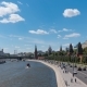 Sunny Summer Day Moscow River Bay Kremlin - VideoHive Item for Sale