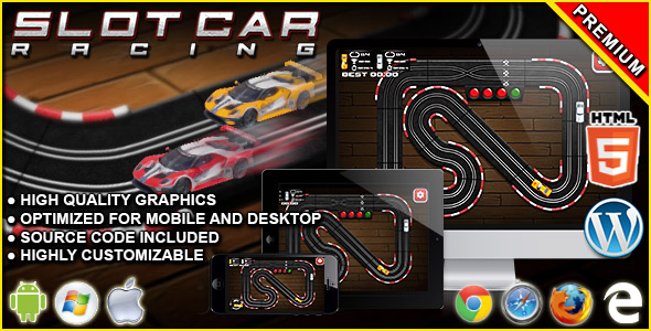 Slot Car Racing - HTML5 Racing Game