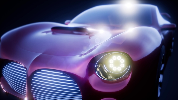 Luxury Brandless Sport Car alt