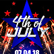 4th of July Flyer Template - GraphicRiver Item for Sale